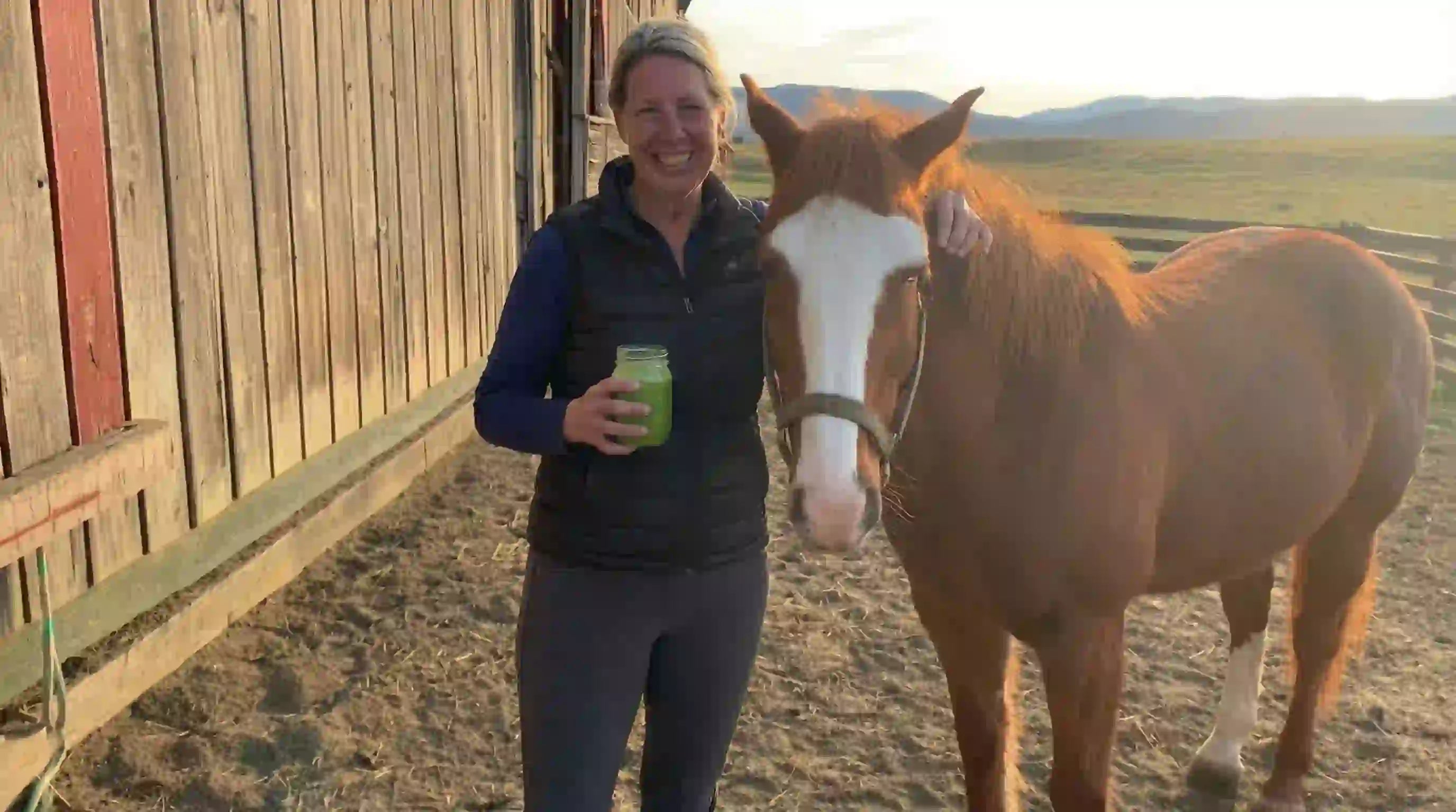 Happy Horsewoman