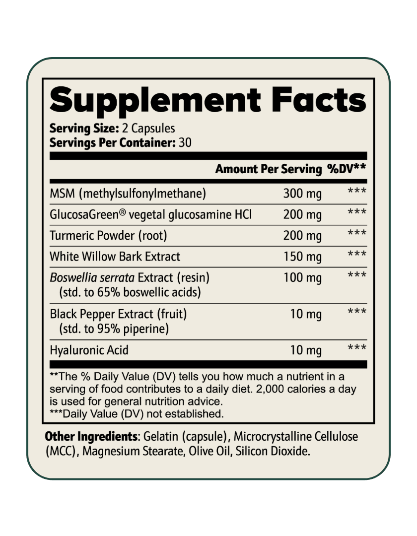 Stable Hydration Supplement Facts